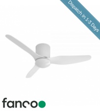 Fanco Studio 3 Blade 48" DC Ceiling Fan with LED Light and Smart Remote Control